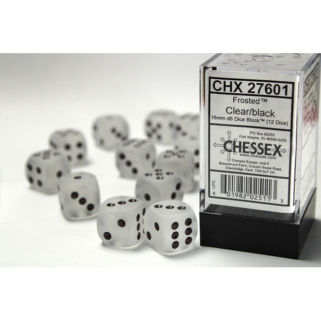 Chessex Dice Frosted 12d6