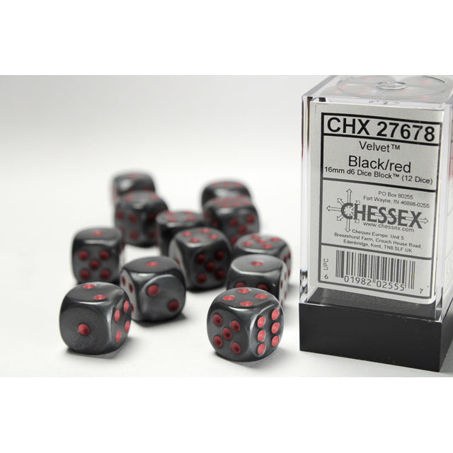 Chessex Dice Velvet 12D6