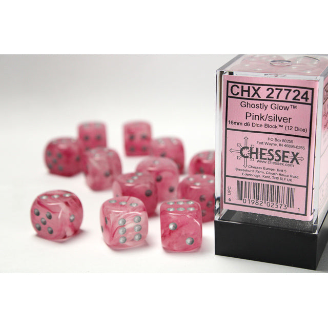 Chessex Dice Ghostly Glow 12D6