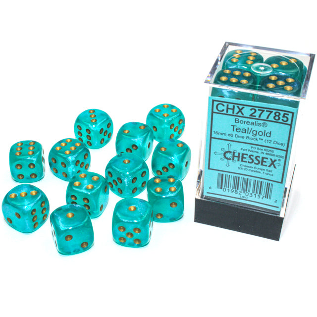 Chessex Dice Borealis 12d6