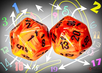 Chessex –  Spindown D20 (Single Dice)