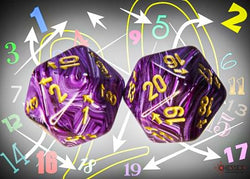 Chessex –  Spindown D20 (Single Dice)