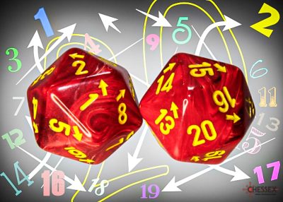 Chessex –  Spindown D20 (Single Dice)