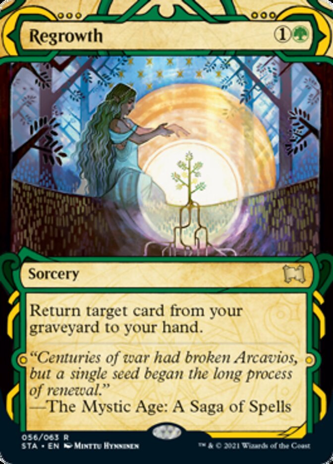 Regrowth (Foil Etched) [Strixhaven: Mystical Archive]