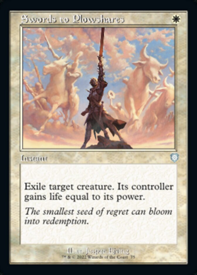 Swords to Plowshares (Retro) [The Brothers' War Commander]