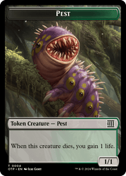 Pest // Plot Double-Sided Token [Outlaws of Thunder Junction Tokens]