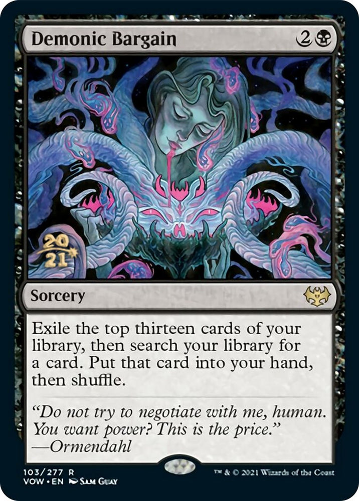 Demonic Bargain [Innistrad: Crimson Vow Prerelease Promos]