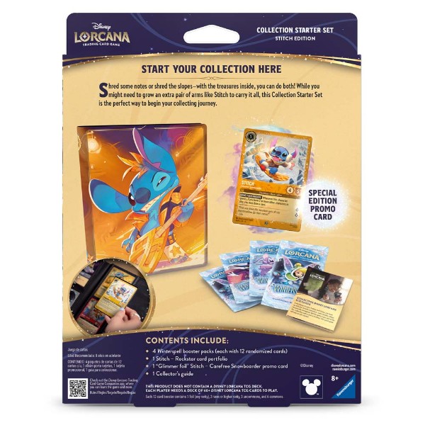 Disney Lorcana TCG - Winterspell Stitch Starter Set Collection