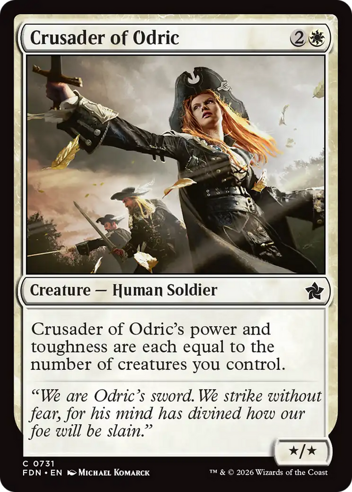 Crusader of Odric (0731) [Foundations]