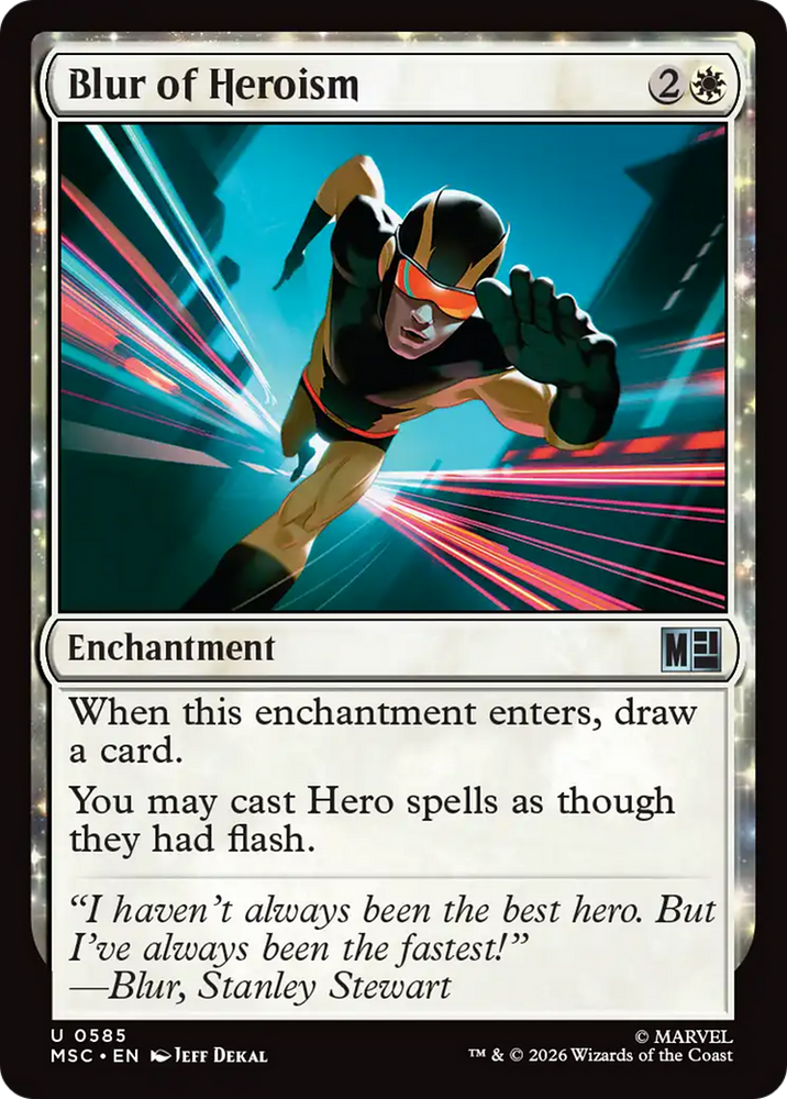 Blur of Heroism [Marvel Super Heroes Commander]