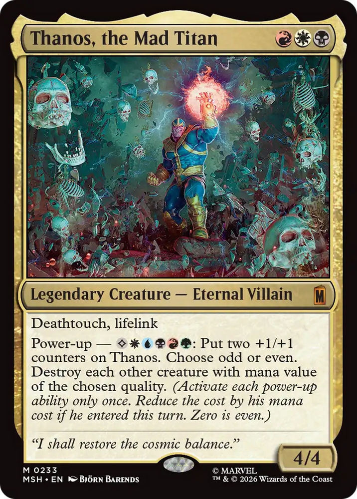 Thanos, the Mad Titan [Marvel Super Heroes]