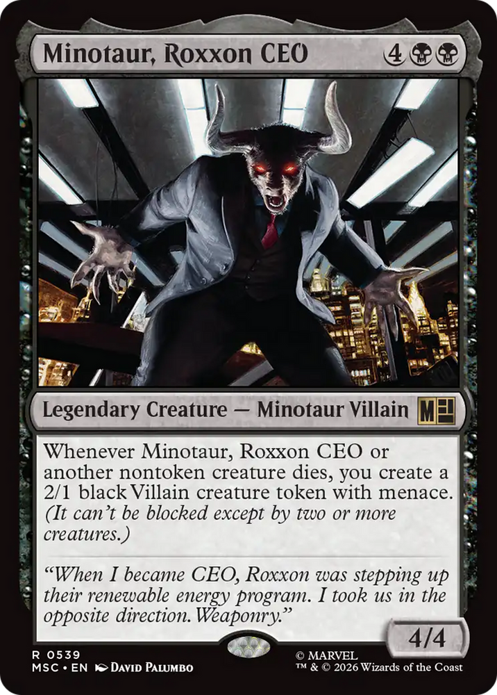 Minotaur, Roxxon CEO [Marvel Super Heroes Commander]
