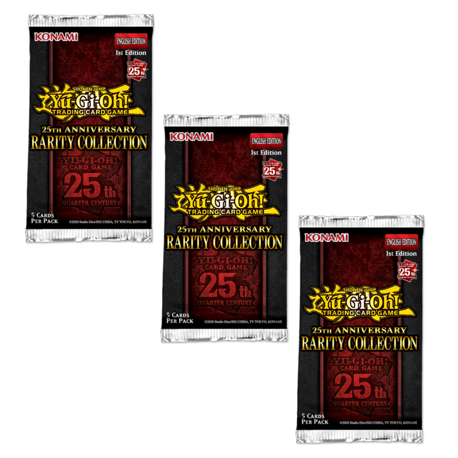 YGO Boxed Set - 25th Anniversary Rarity Collection 3-Pack Box (1st Edition)