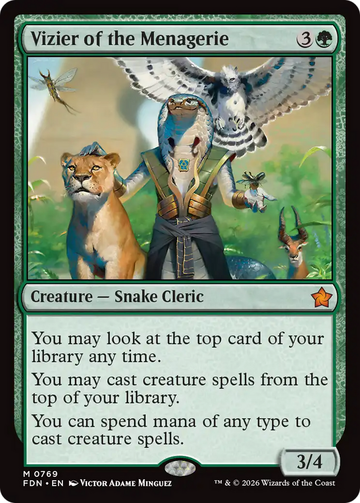 Vizier of the Menagerie (0769) [Foundations]