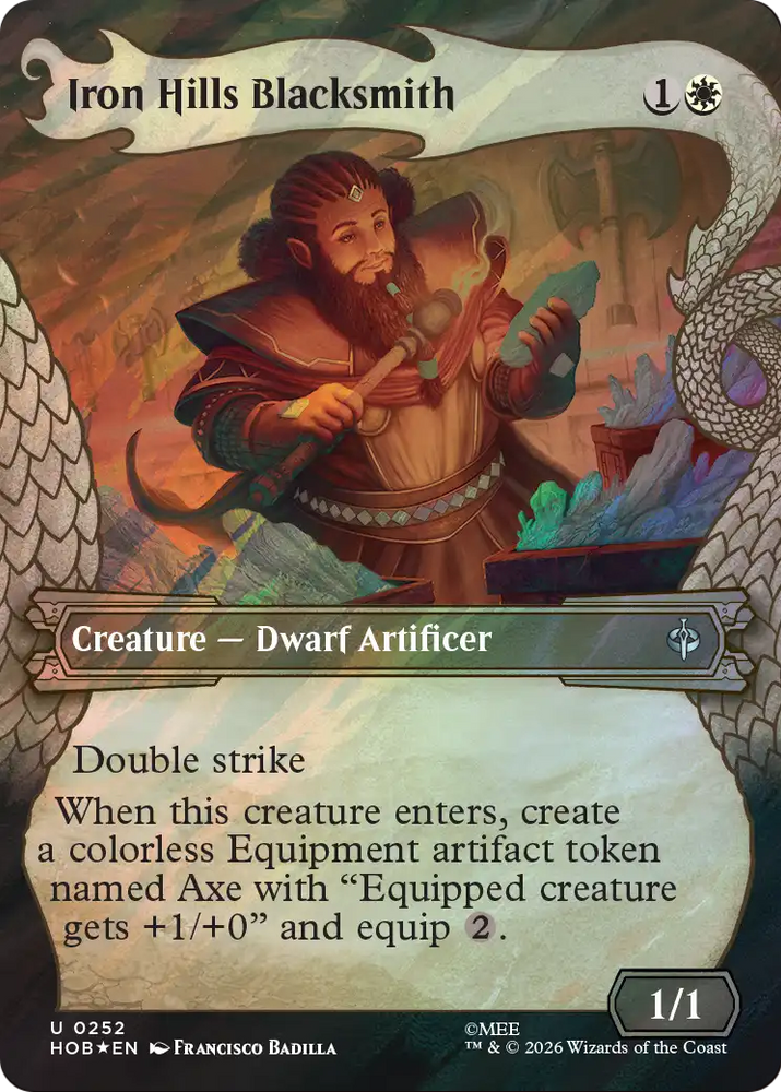 Iron Hills Blacksmith (Showcase) (Surge Foil) [The Hobbit]