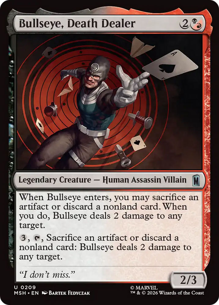 Bullseye, Death Dealer [Marvel Super Heroes]