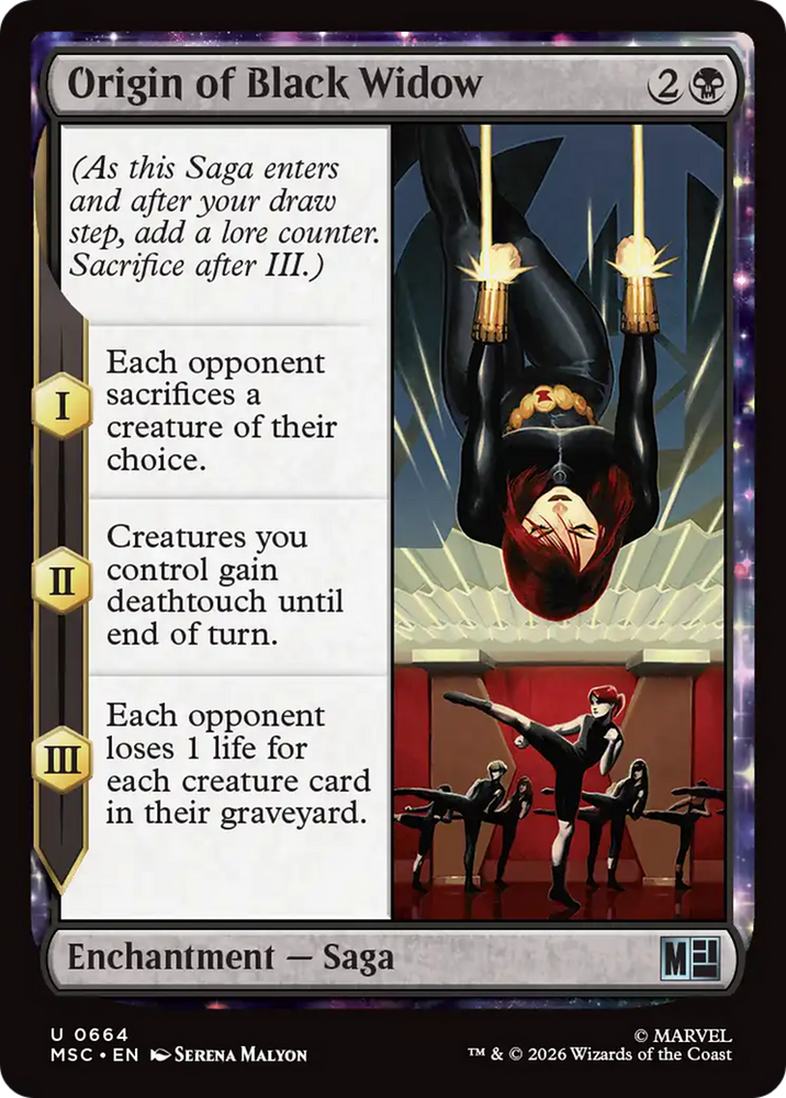 Origin of Black Widow [Marvel Super Heroes Commander]