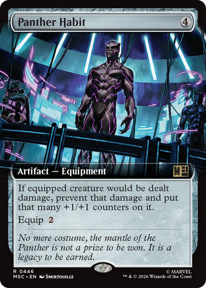 Panther Habit (Extended Art) [Marvel Super Heroes Commander]