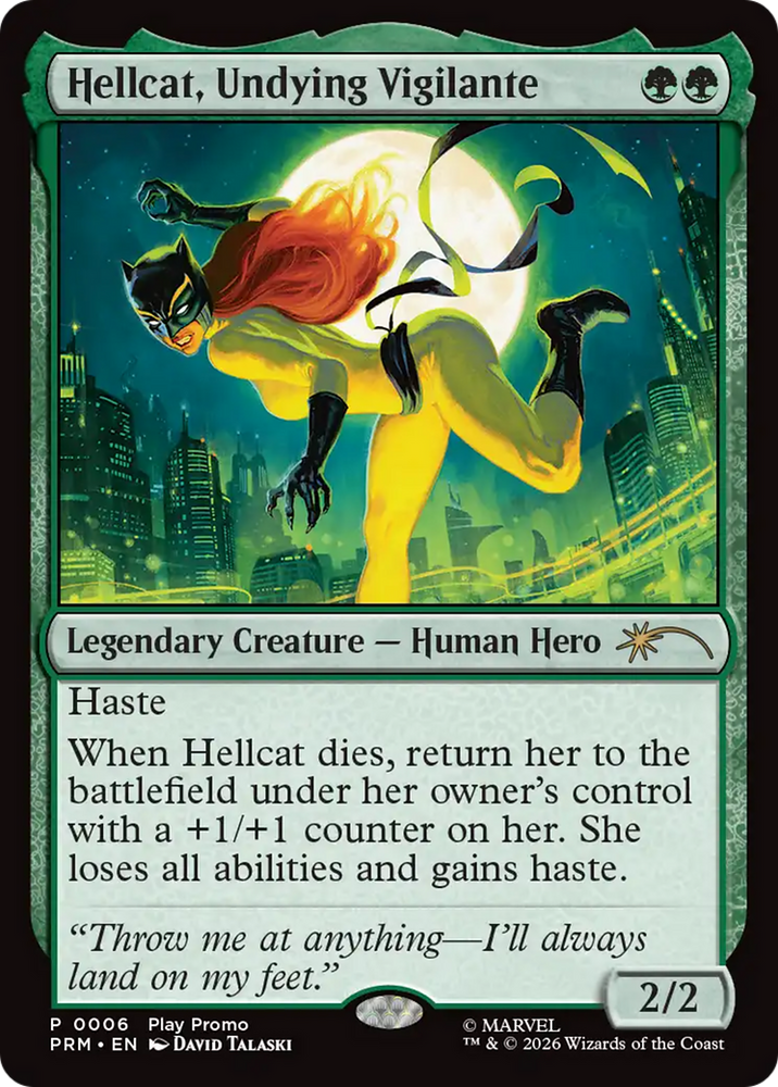 Hellcat, Undying Vigilante [Standard Showdown Promos]