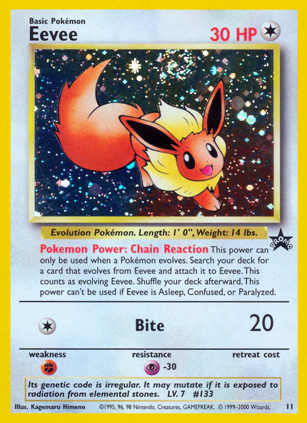 Eevee (11) (JR East Stamp Rally) [Wizards of the Coast: Black Star Promos]