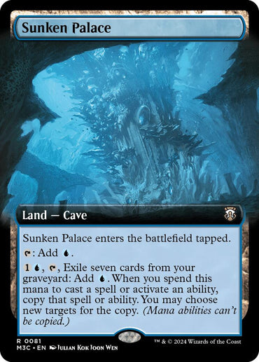Sunken Palace (Extended Art) (Ripple Foil) [Modern Horizons 3 Commander]