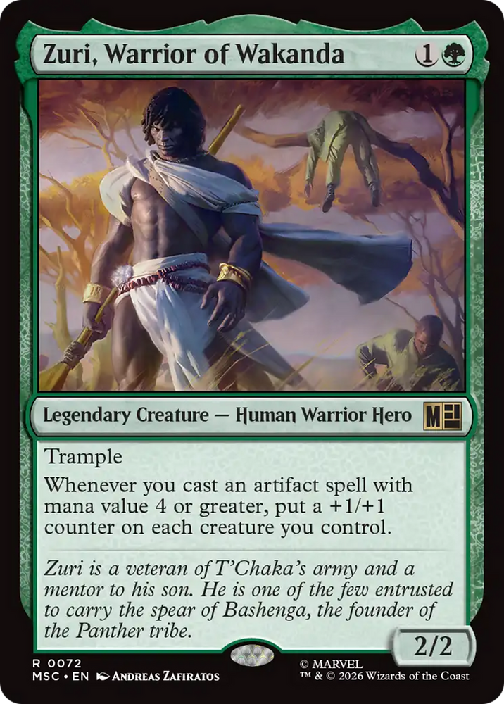 Zuri, Warrior of Wakanda [Marvel Super Heroes Commander]