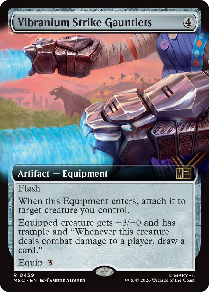 Vibranium Strike Gauntlets (Extended Art) [Marvel Super Heroes Commander]