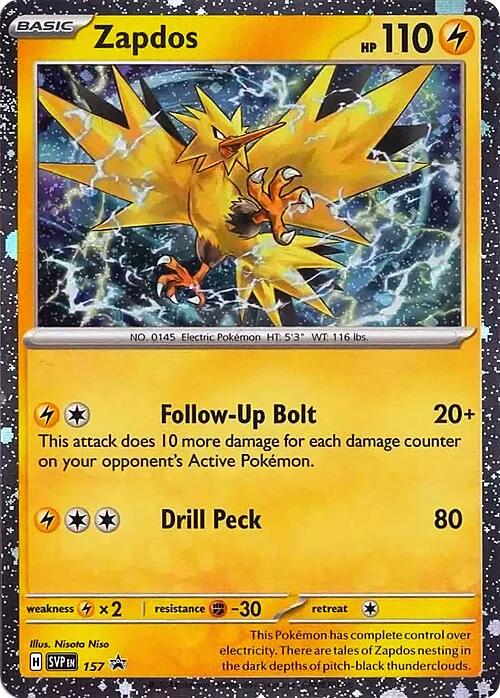 Zapdos (157) [Scarlet & Violet: Black Star Promos]
