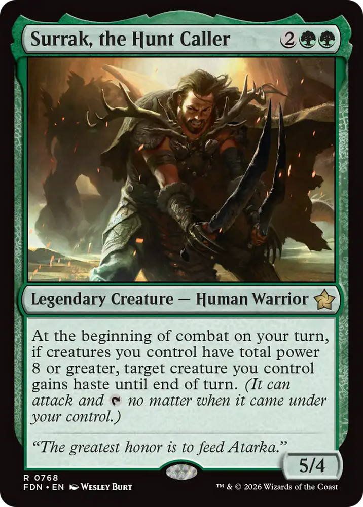 Surrak, the Hunt Caller (0768) [Foundations]