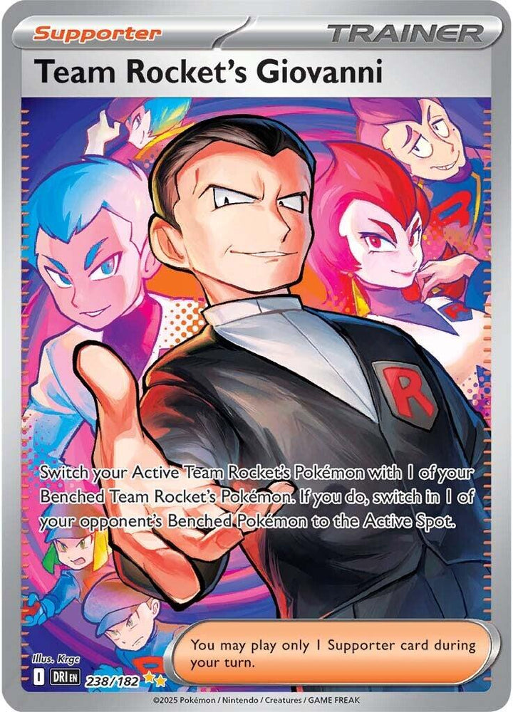 Team Rocket's Giovanni (238/182) [Scarlet & Violet: Destined Rivals]