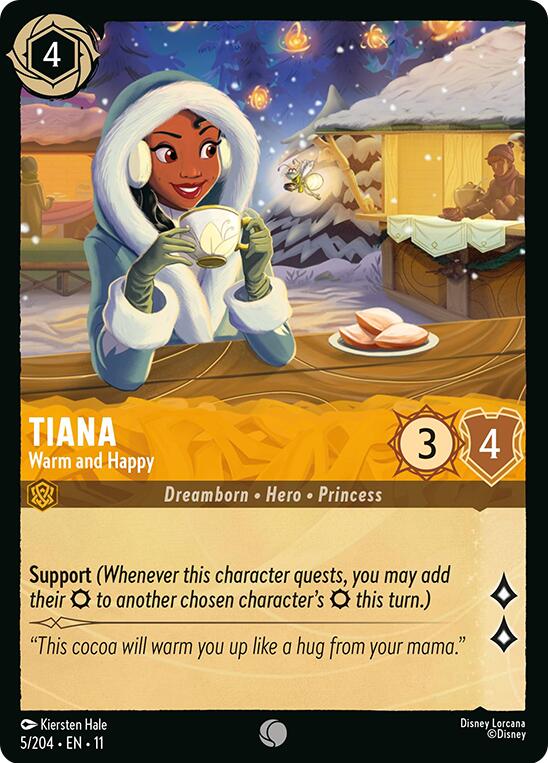 Tiana - Warm and Happy (5/204) [Winterspell]