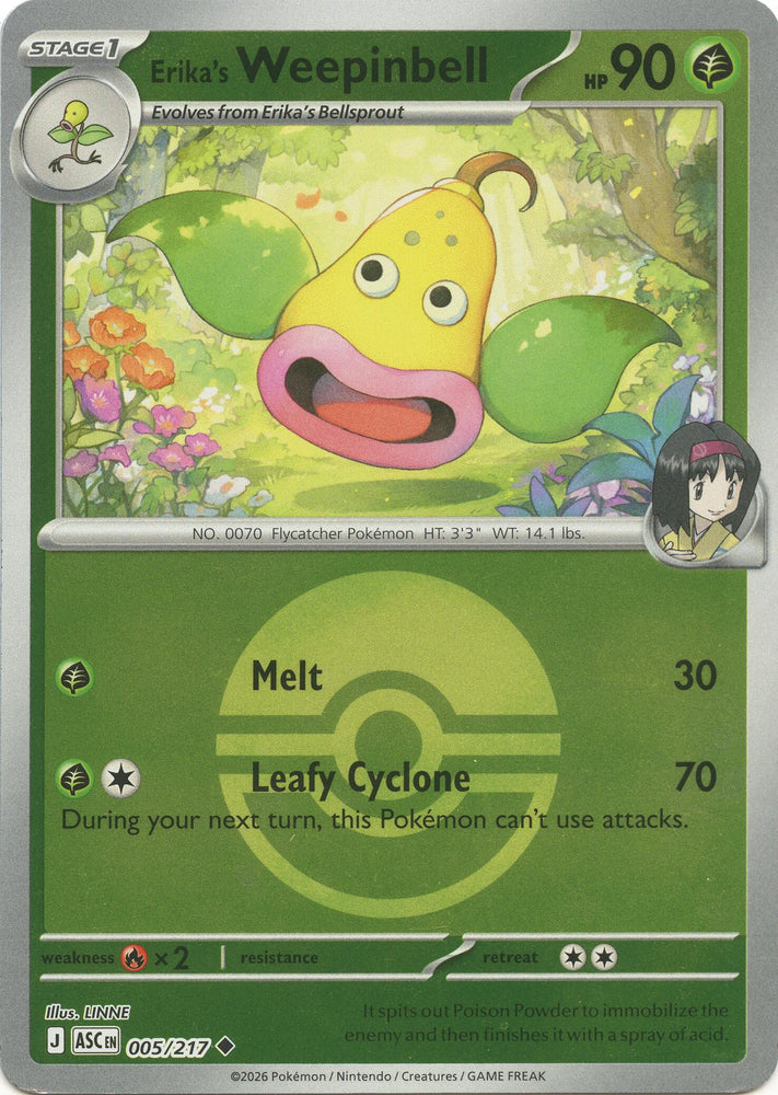 Erika's Weepinbell (005/217) (Poke Ball) [Mega Evolution: Ascended Heroes]