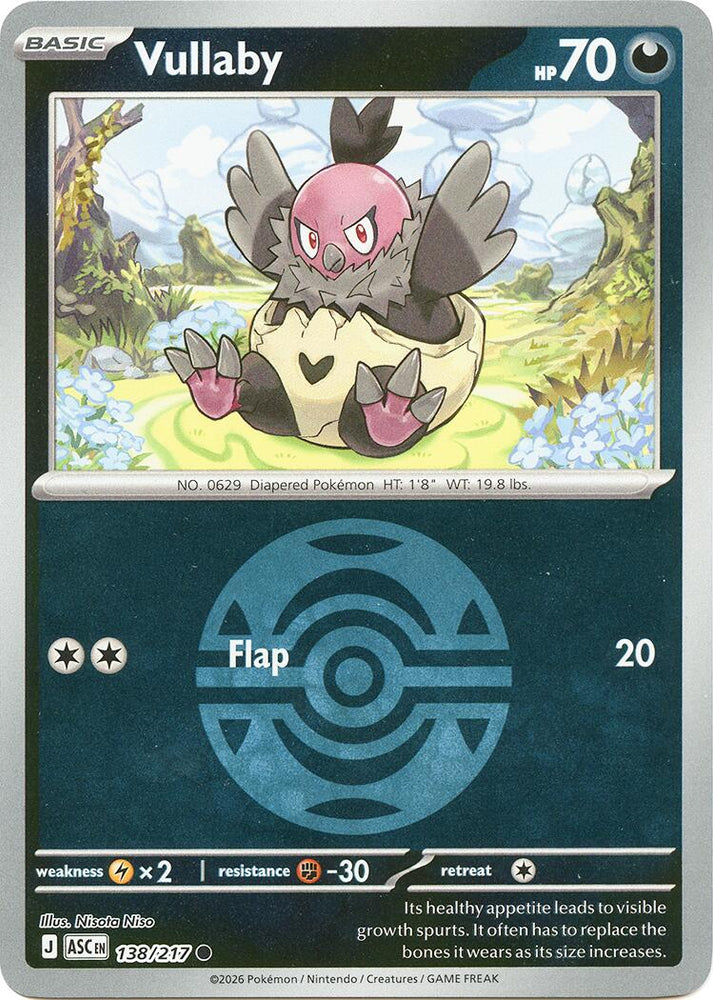 Vullaby (138/217) (Dusk Ball) [Mega Evolution: Ascended Heroes]