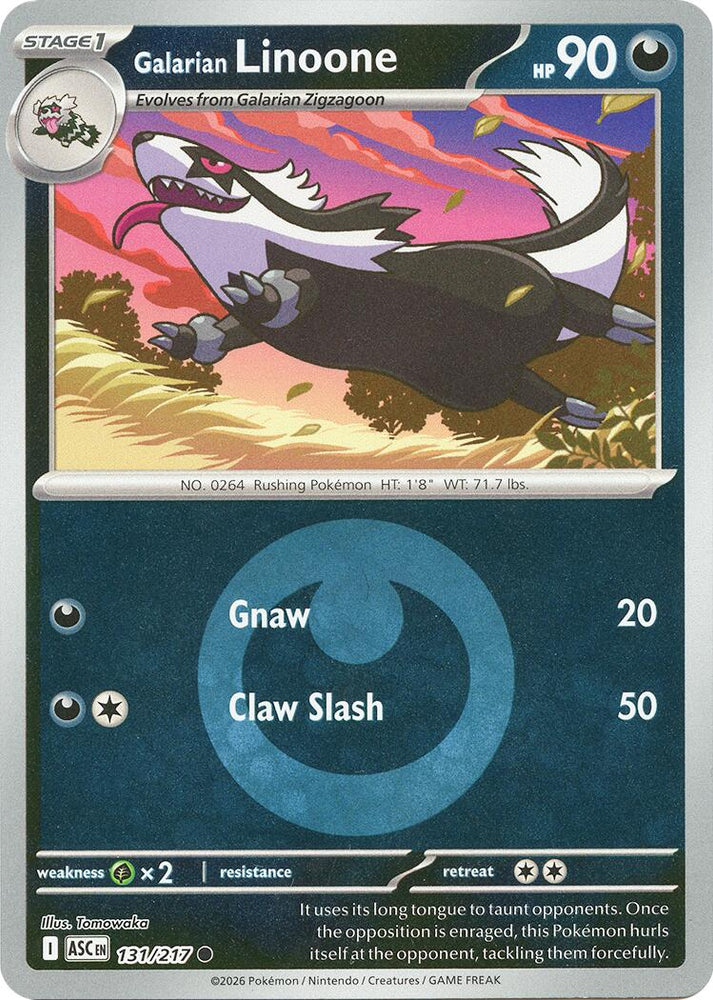 Galarian Linoone (131/217) (Energy Symbol Pattern) [Mega Evolution: Ascended Heroes]
