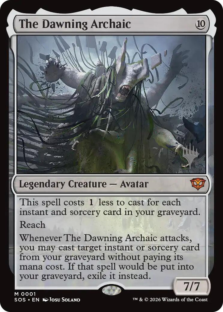 The Dawning Archaic [Secrets of Strixhaven Promos]