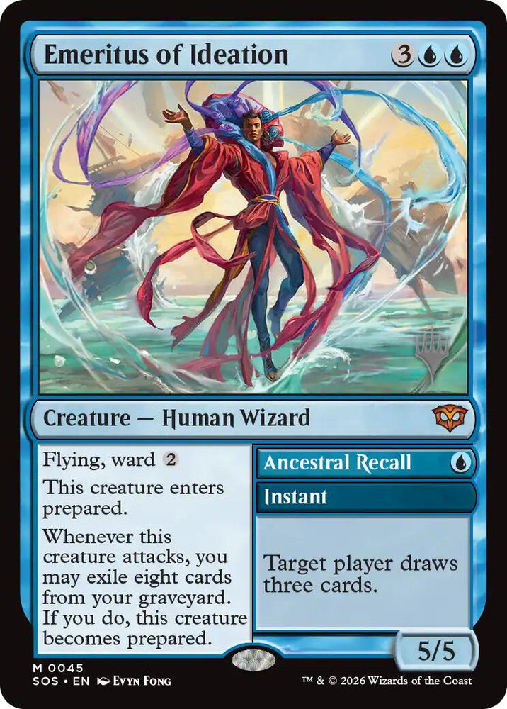 Emeritus of Ideation [Secrets of Strixhaven Promos]