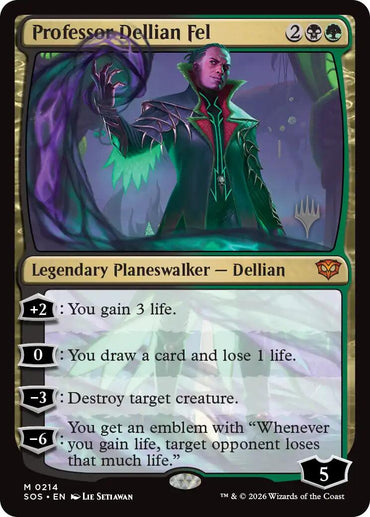 Professor Dellian Fel [Secrets of Strixhaven Promos]