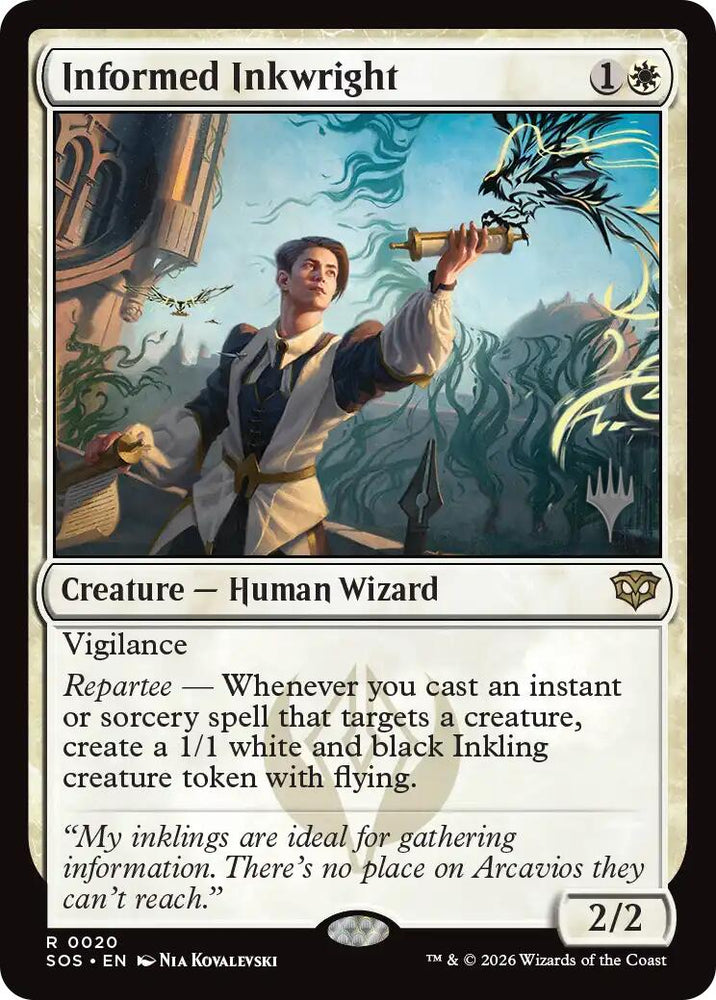 Informed Inkwright [Secrets of Strixhaven Promos]