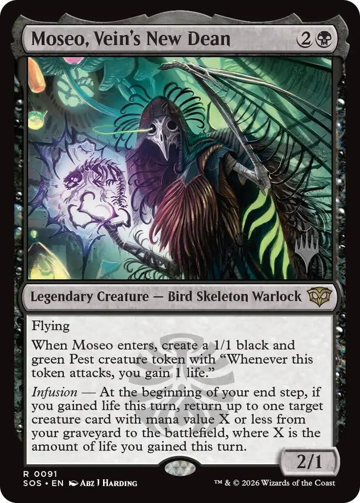 Moseo, Vein's New Dean [Secrets of Strixhaven Promos]