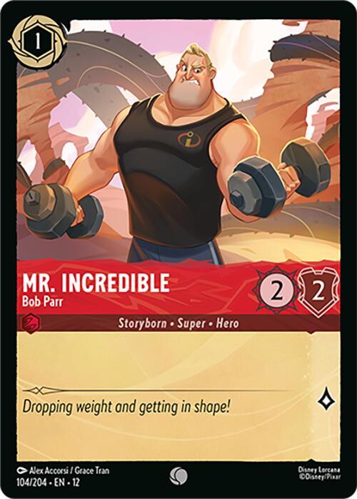 Mr. Incredible - Bob Parr (104/204) [Wilds Unknown]