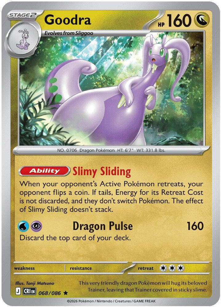 Goodra (068/086) (Deck Exclusive) [Mega Evolution: Chaos Rising]