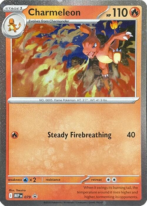 Charmeleon (079) (Cosmos Holo) [Mega Evolution Promo]