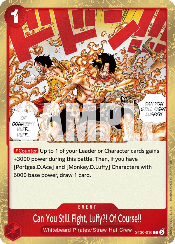 Can You Still Fight, Luffy?! Of Course!! [Starter Deck EX: Luffy & Ace]