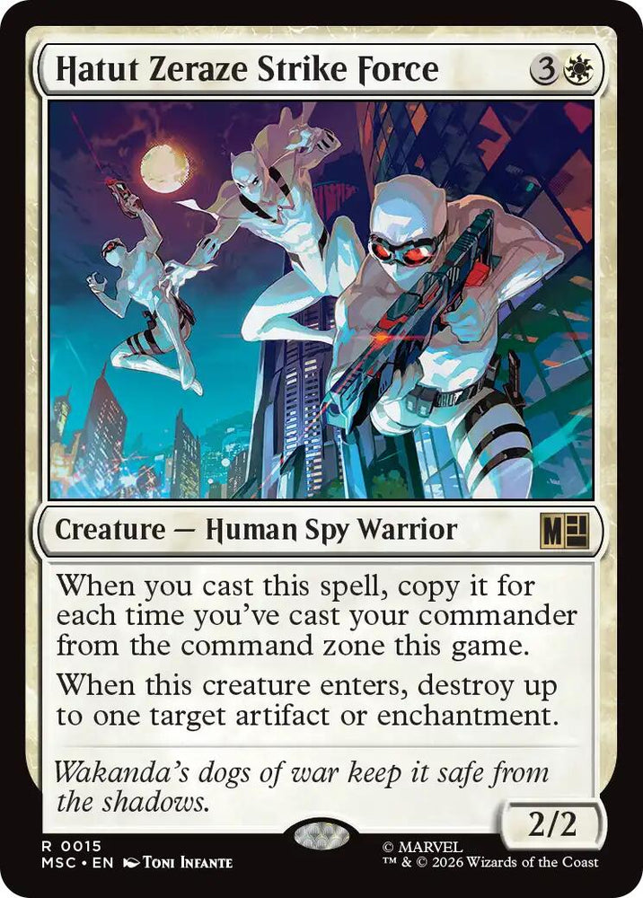 Hatut Zeraze Strike Force (Surge Foil) [Marvel Super Heroes Commander]