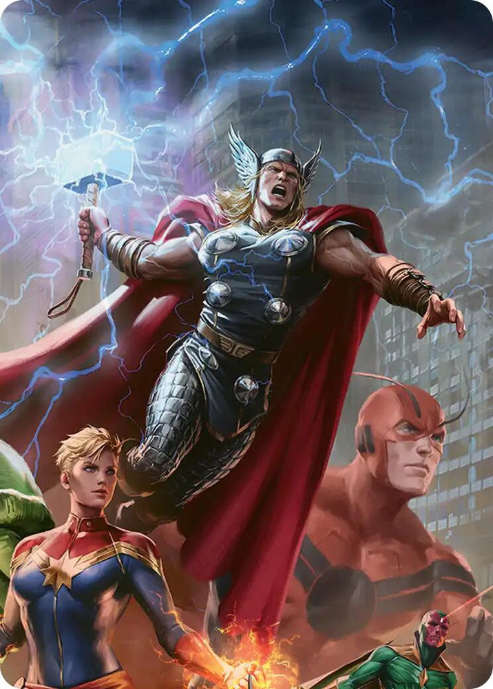 Thor, Guardian of Midgard Art Card [Marvel Super Heroes Art Series]