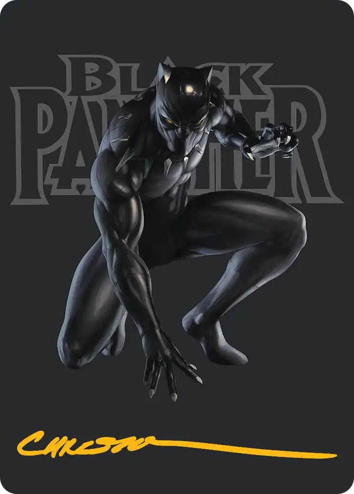 Black Panther, Hope Enduring Art Card (Gold-Stamped Signature) [Marvel Super Heroes Art Series]