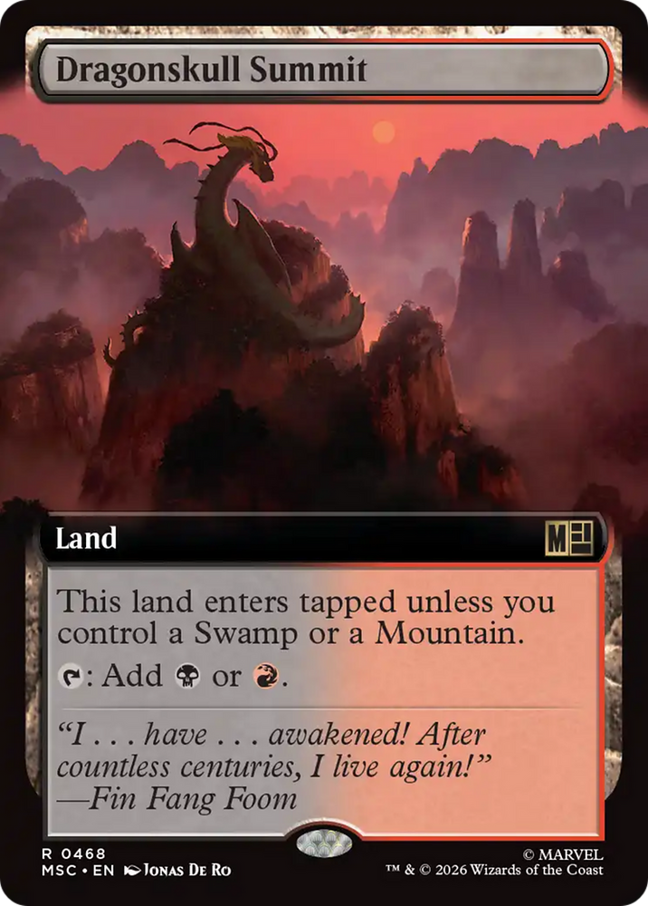 Dragonskull Summit (Extended Art) [Marvel Super Heroes Commander]