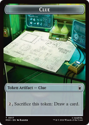 Insect // Clue Double-Sided Token [Marvel Super Heroes Tokens]