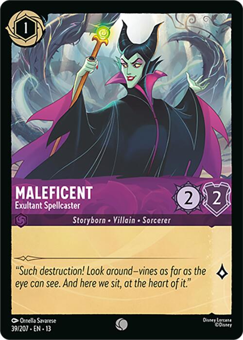 Maleficent - Exultant Spellcaster (39/207) [Attack of the Vine!]