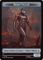 Hero // Robot Villain Double-Sided Token [Marvel Super Heroes Tokens]